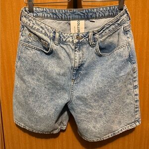 Collusion Light Blue Denim Jean Shorts